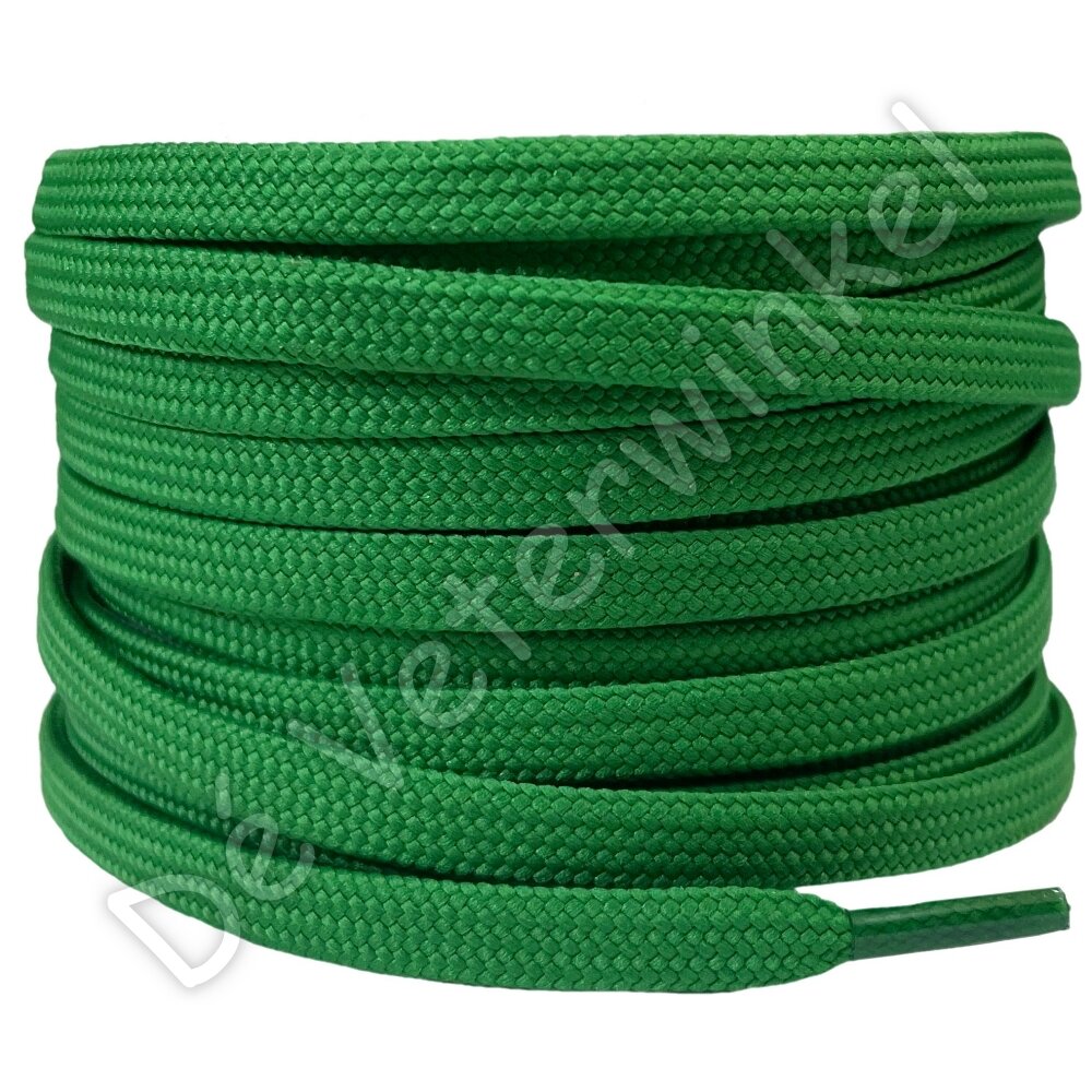 Flat 8mm polyester Apple Green