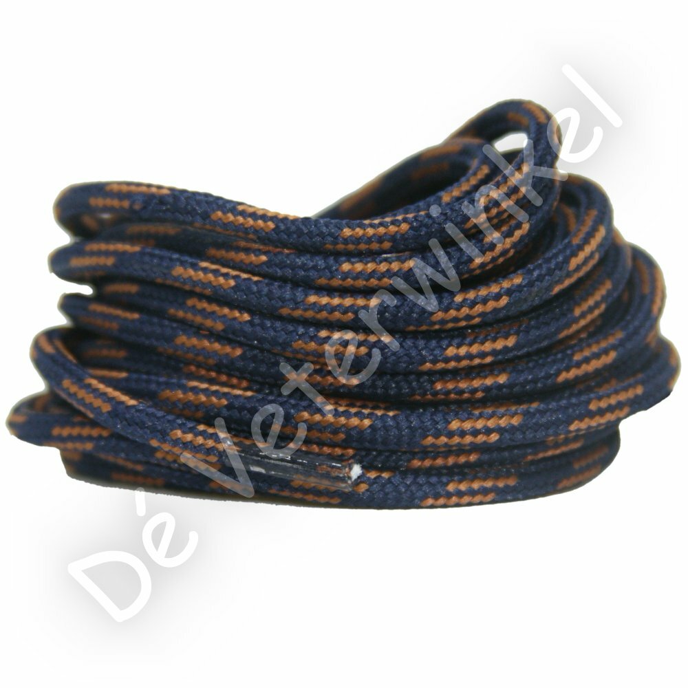 Outdoor lace 5mm Dark Blue/Brown