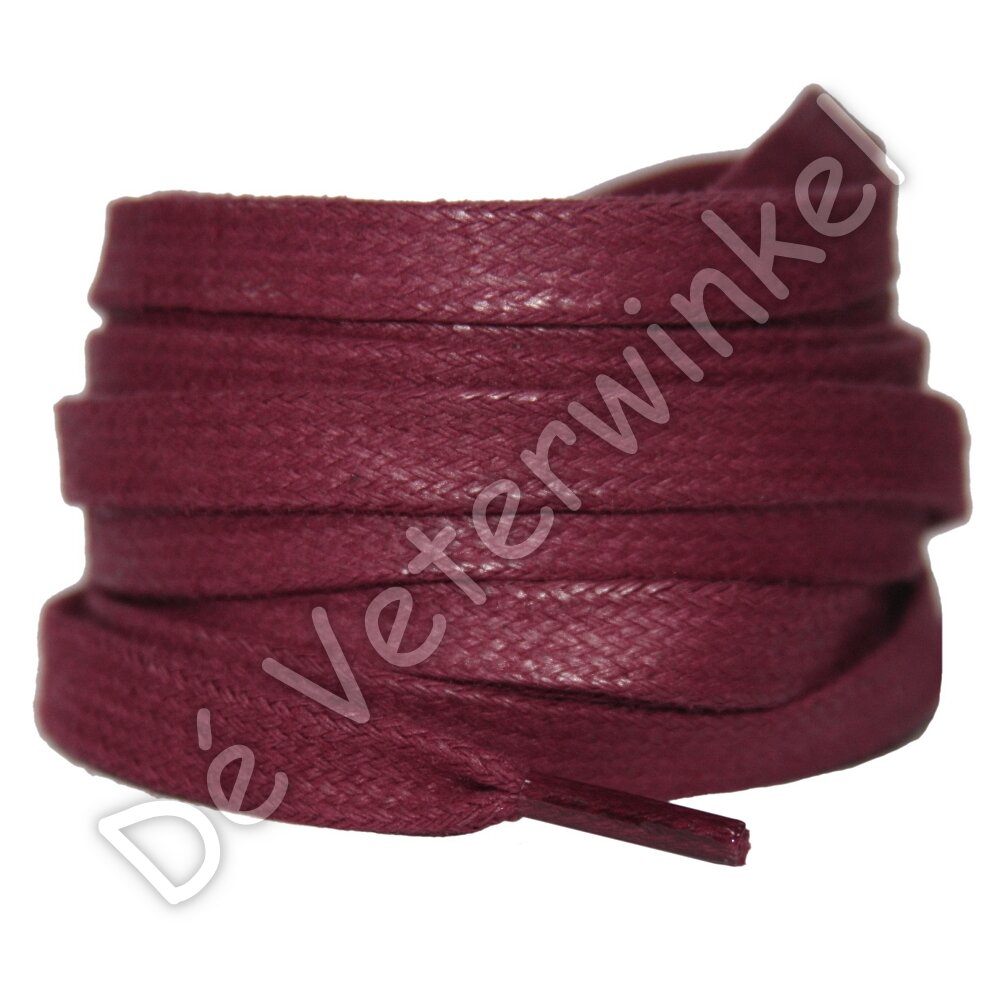 Flat 8mm wax BordeauxRed
