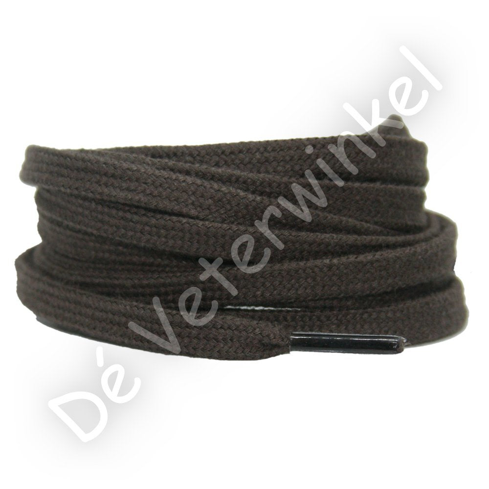 Flat cotton 6mm Dark Brown