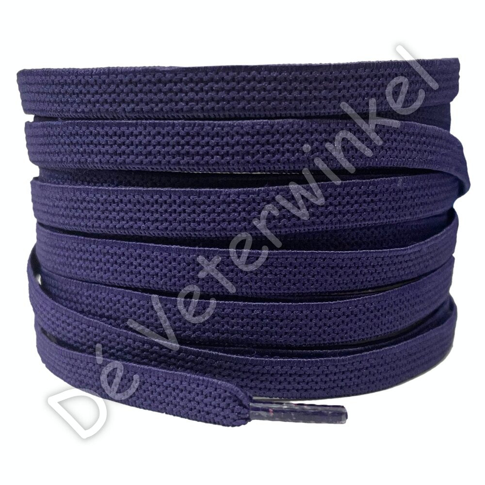 Flat ELASTIC 7mm Dark Purple
