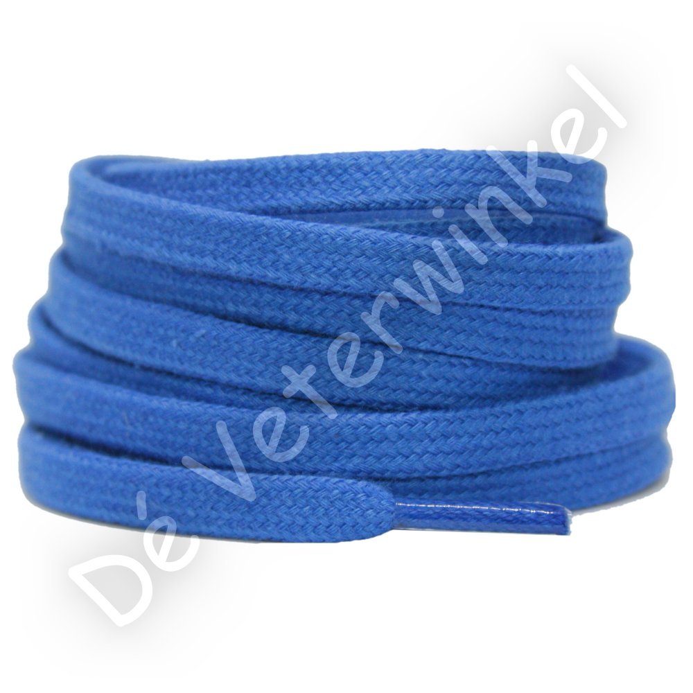 Flat cotton 6mm Cobalt Blue