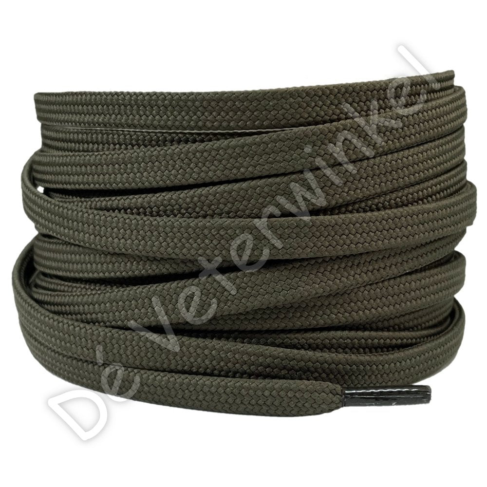 Flat 8mm polyester Army Green