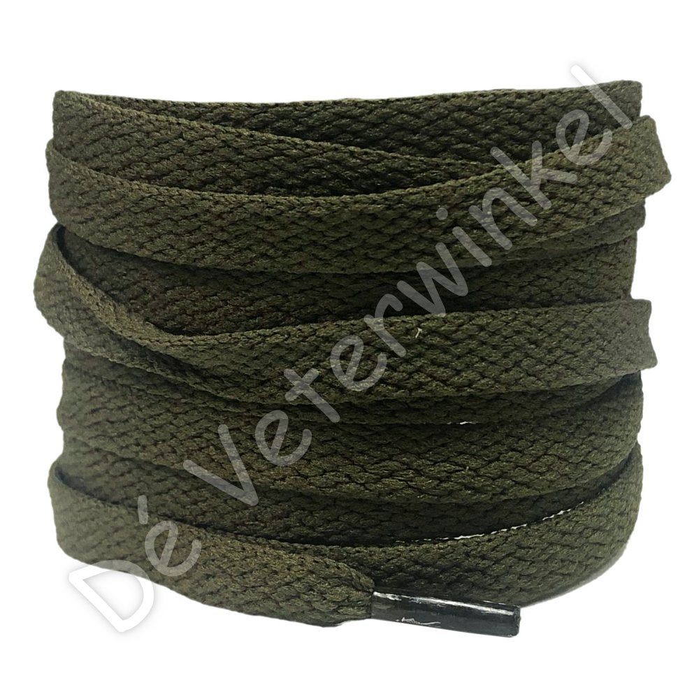 Nike laces flat 8mm Army Green
