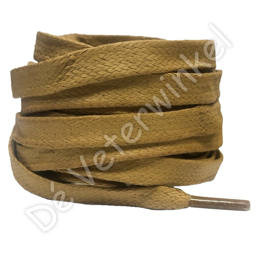 Flat 8mm wax Light Brown
