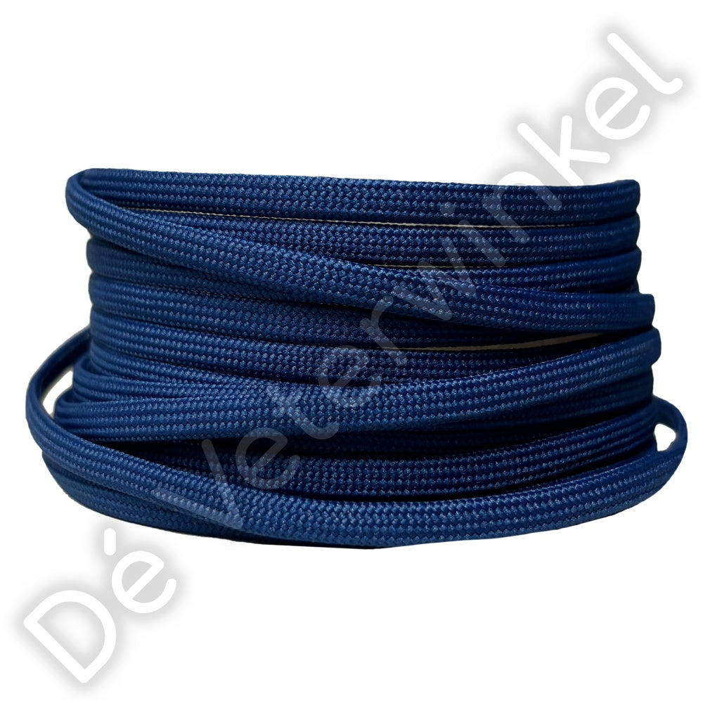 Flat 5mm polyester Navy Blue