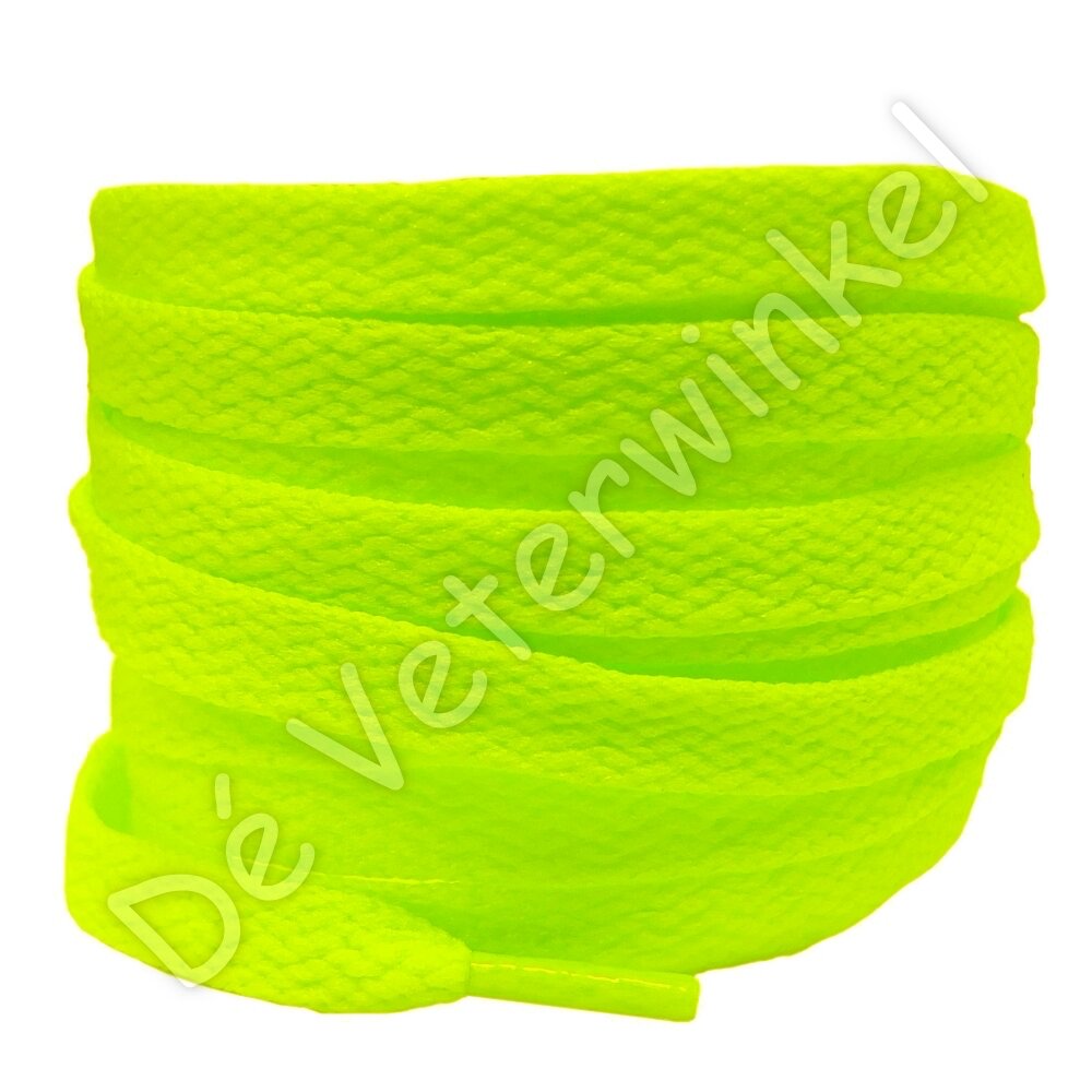 Nike laces flat 8mm Neon Yellow