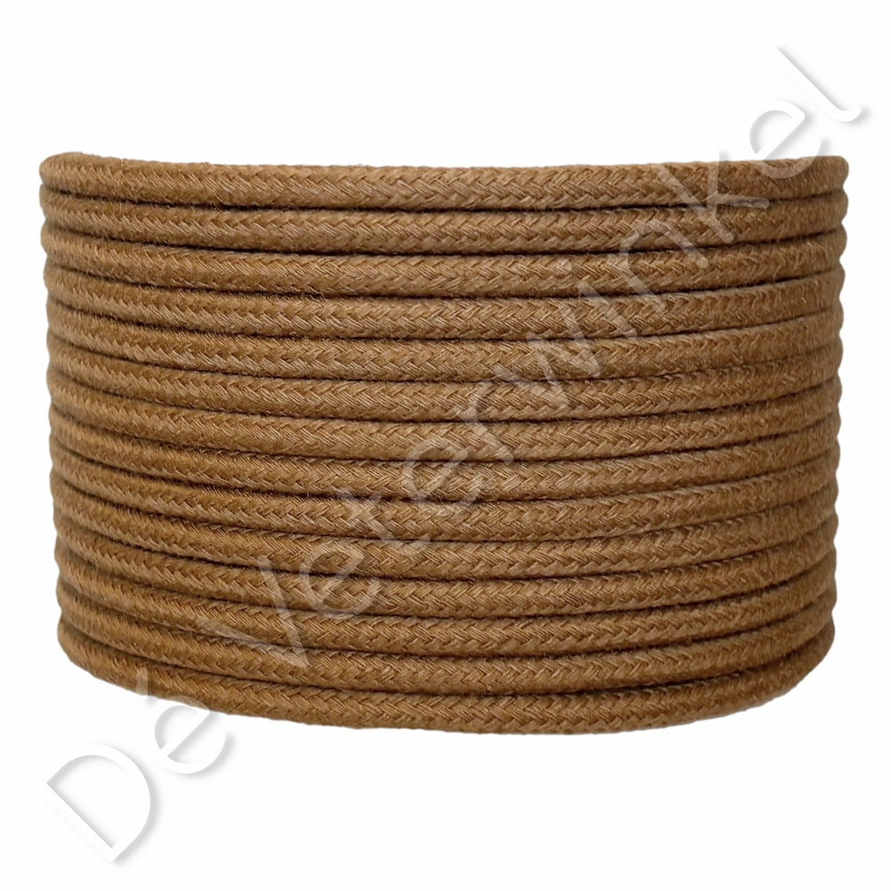 Round 4mm cotton Deer Brown