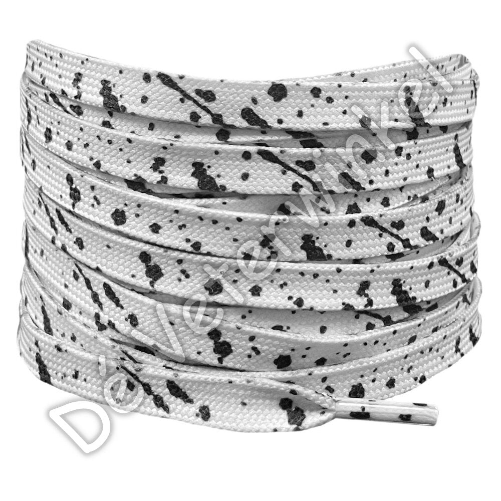 Printed lace 8mm Splash White