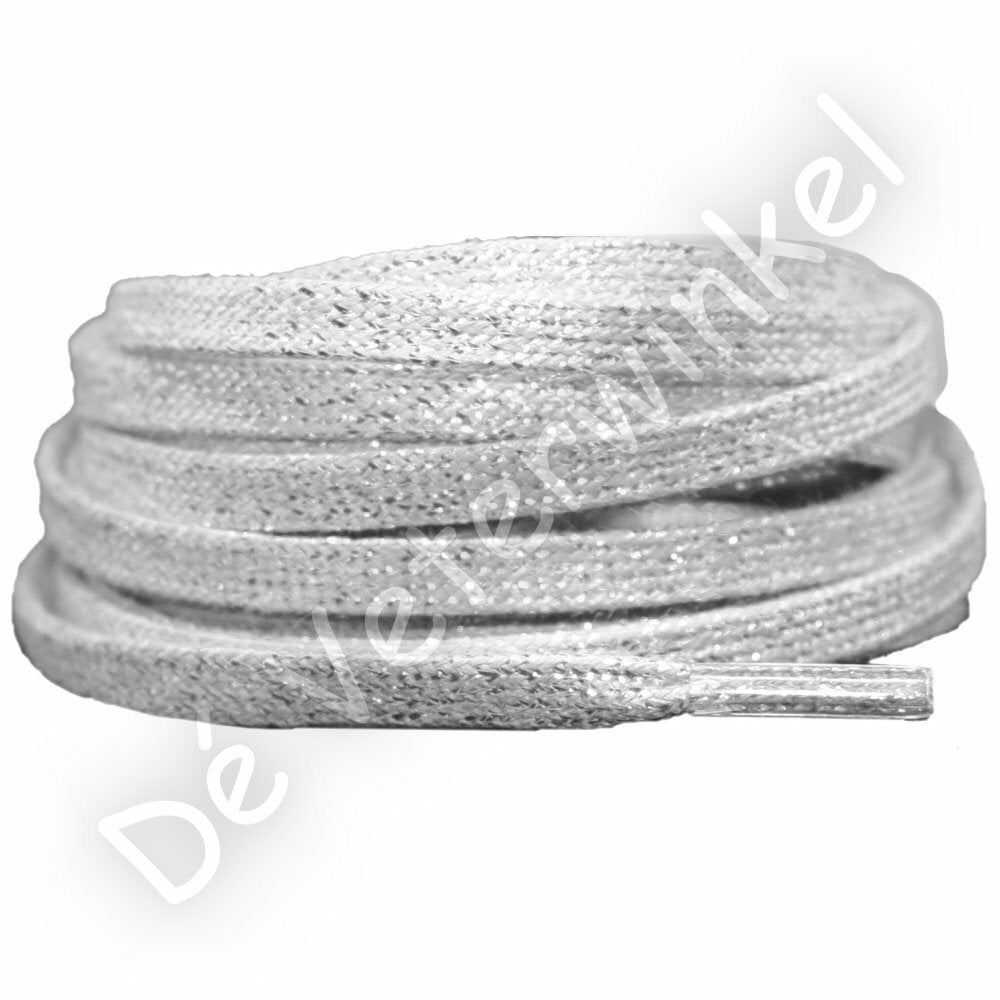 Flat cotton 6mm Silver thread