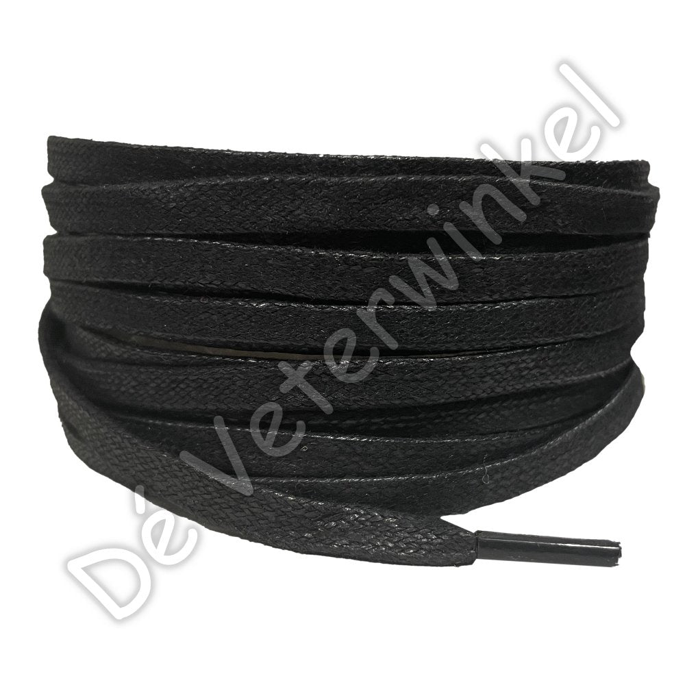 Flat 6mm wax Black
