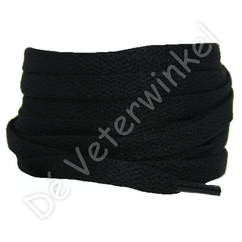 Nike laces flat 8mm Black