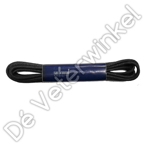 ROND - originele van Bommel veter Zwart
