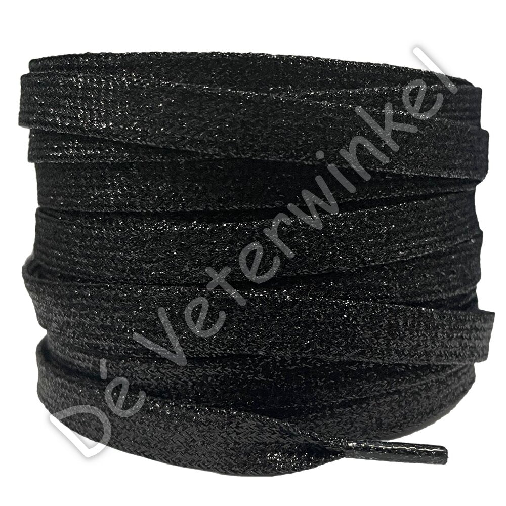 Flat shiny 10mm Black