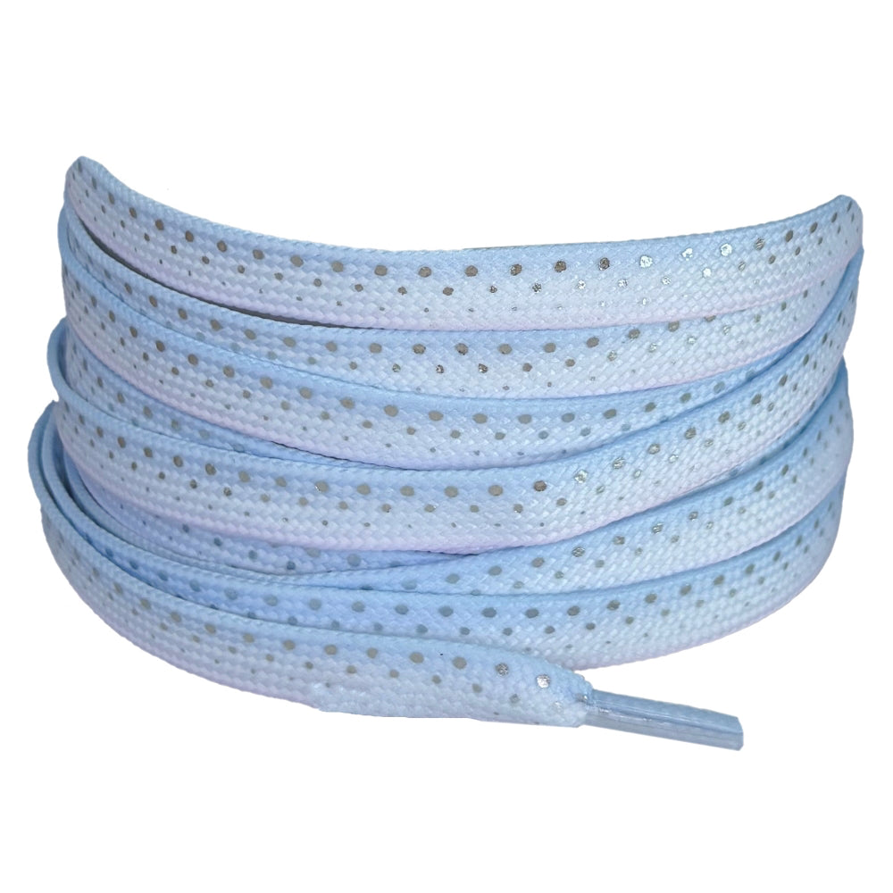 Glitter Dots 8mm Cyan