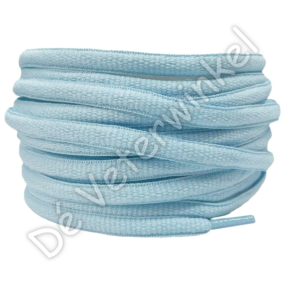 Oval sports lace 6mm Light Blue