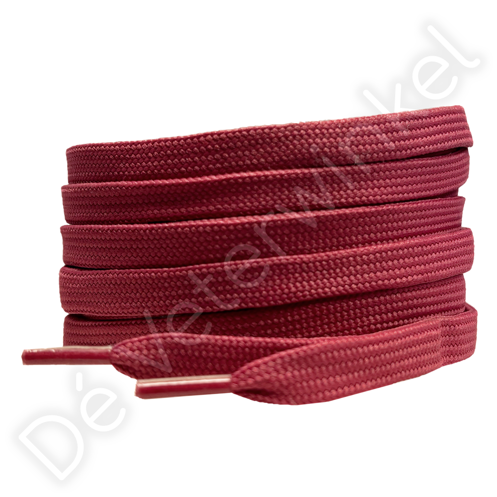 Flat 8mm polyester Raspberry Red