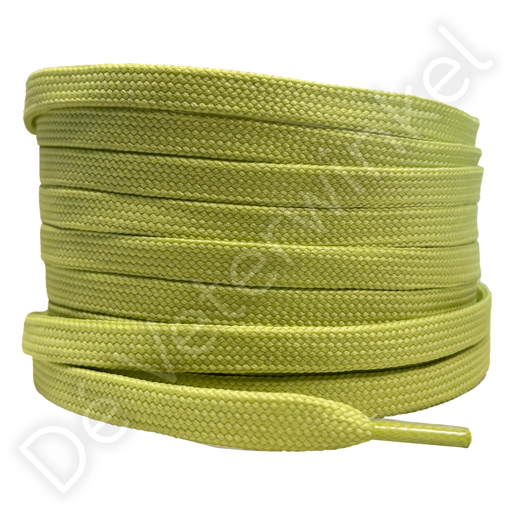 Flat 8mm polyester Light Green