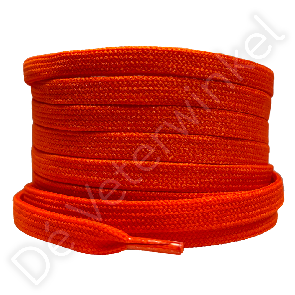 Flat 8mm polyester Signal Orange