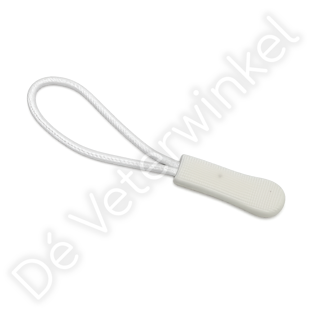 Zipper puller Natural-White