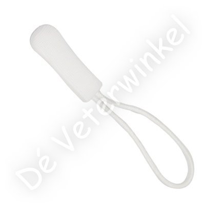 Zipper puller White