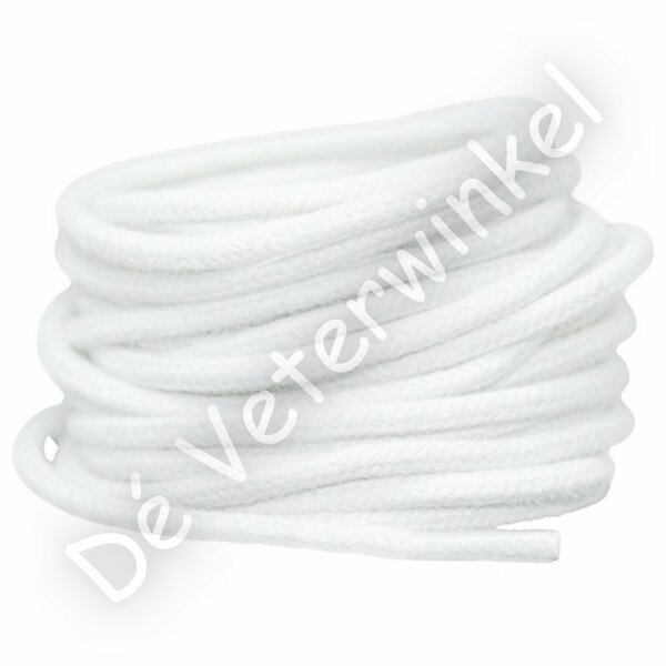 Cordlaces 3mm cotton White BY THE METERS
