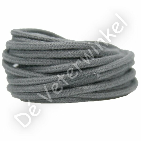 Cordlaces 3mm cotton Grey BY THE METERS