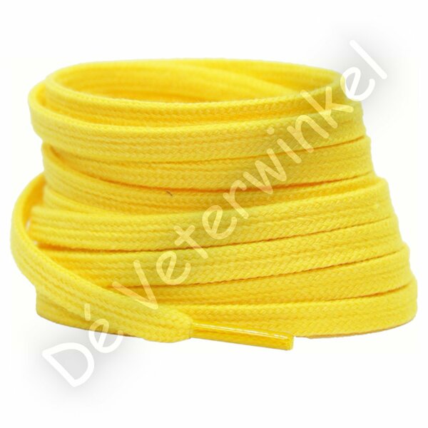 Flat cotton 6mm Yellow BY THE METERS