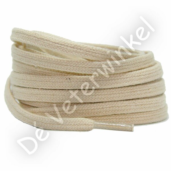 Flat cotton 6mm Light Beige BY THE METERS