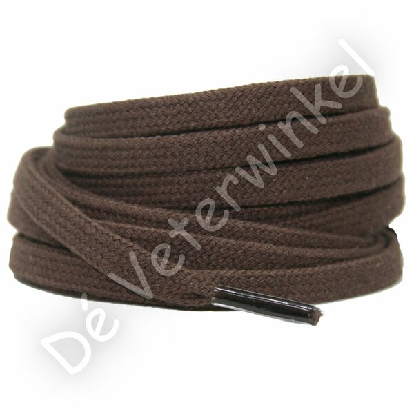 Flat cotton 6mm Brown BY THE METERS