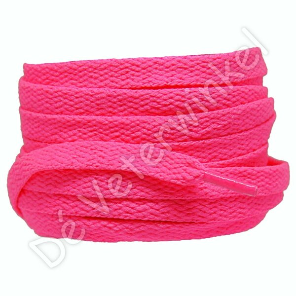 Nike laces flat 8mm NeonPink BY THE METER