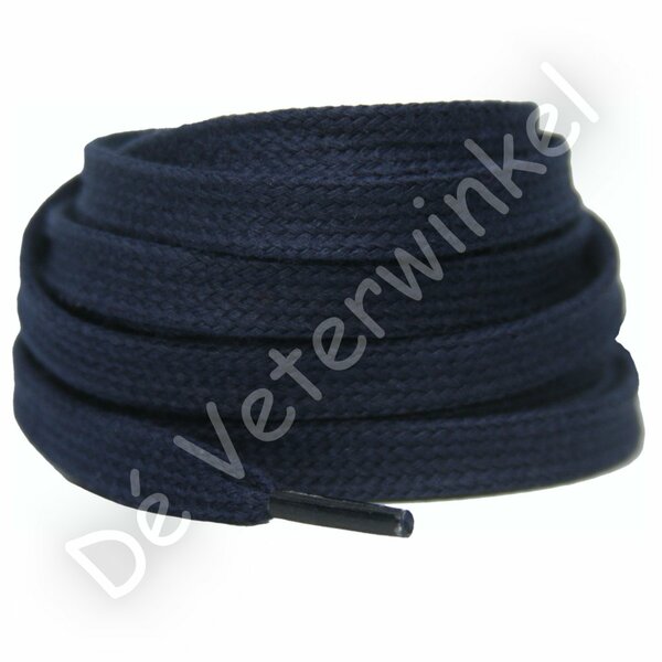 Flat 8mm cotton Dark Blue BY THE METERS