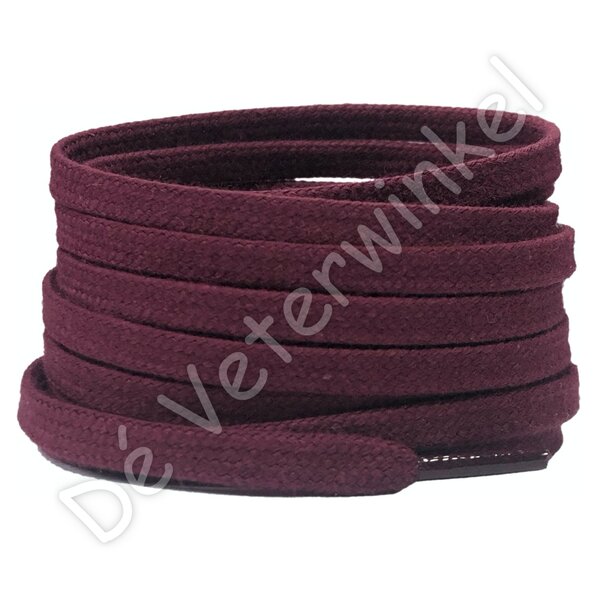 Flat cotton 6mm Bordeaux BY THE METERS
