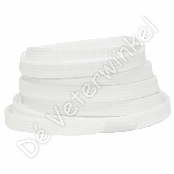 Flat 8mm polyester Natural-White BY THE METERS