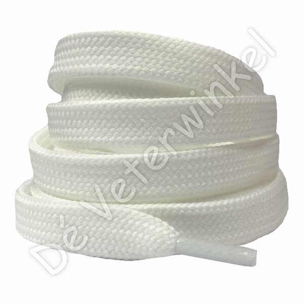 Flat 10mm polyester Natural-White BY THE METERS