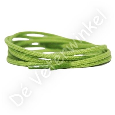 Cordlaces 3mm cotton Light Green BY THE METERS