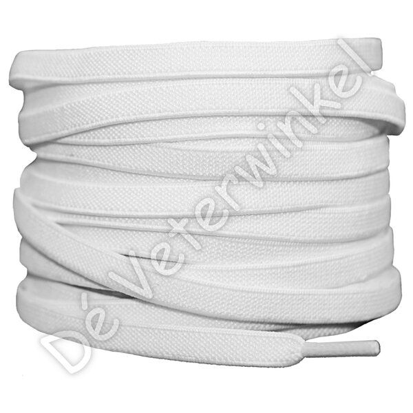 Flat ELASTIC 7mm White BY THE METERS