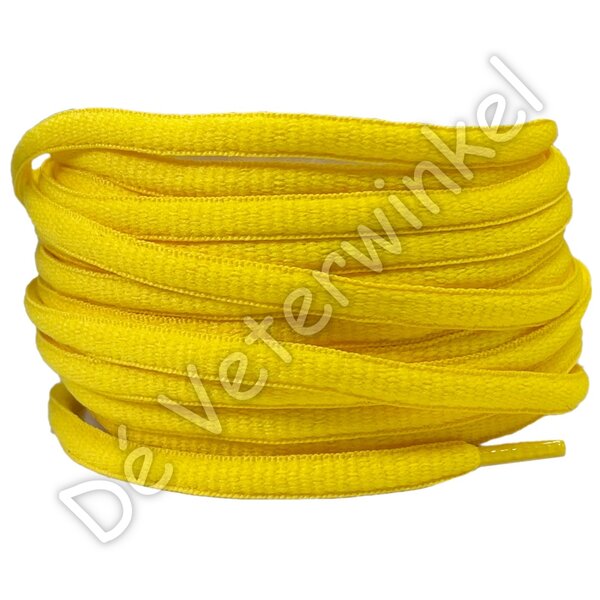 Oval sportlaces 6mm Yellow BY THE METERS