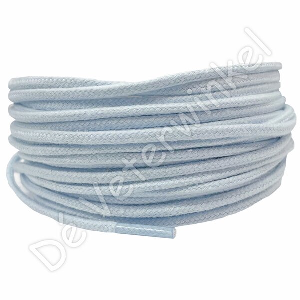 Cordlaces 3mm cotton BabyBlue BY THE METERS