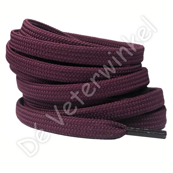 Flat 8mm polyester Burgundy BY THE METERS