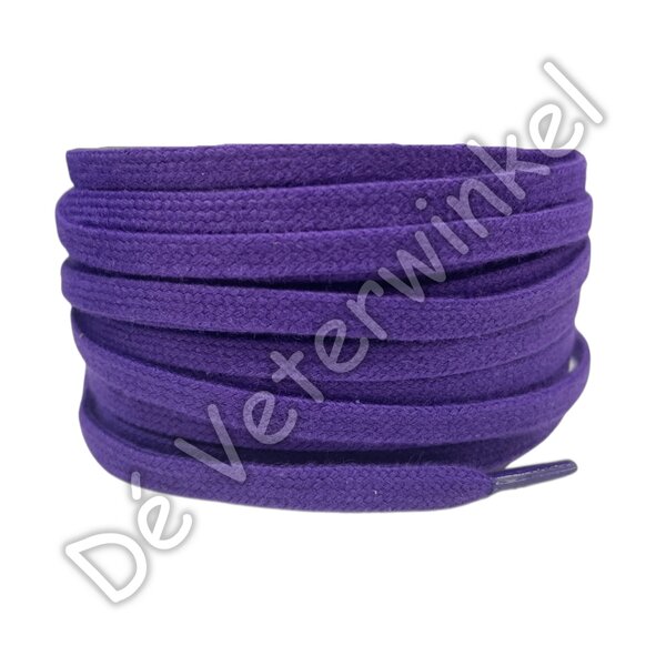Flat cotton 6mm Purple BY THE METERS