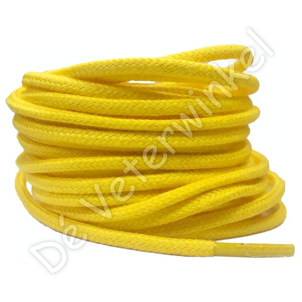Cordlaces 3mm cotton Yellow BY THE METERS