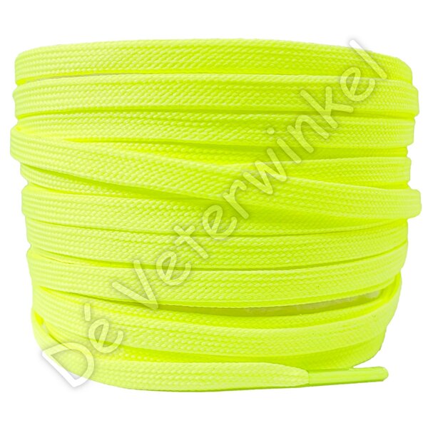 Flat 5mm Polyester NeonYellow BY THE METERS