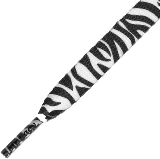 Mr.Lacy Printies Black/White Zebra 130cm