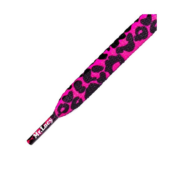 Mr.Lacy Printies Pink/Black Leopard 130cm