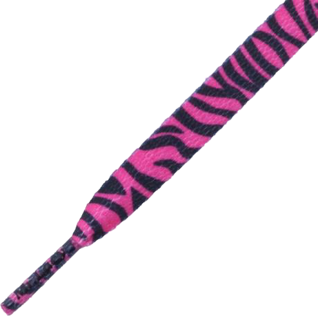 Mr.Lacy Printies Hot Pink/Black Zebra 130cm