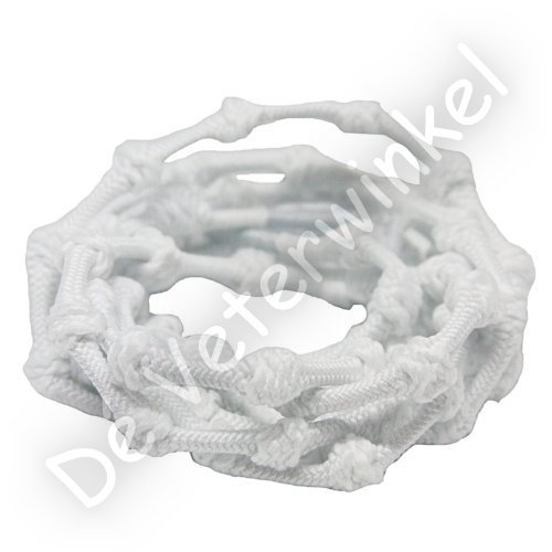 Bamboo-style laces White