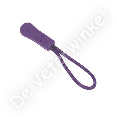 Zipper puller Purple