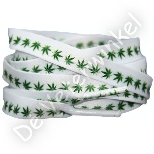 Print laces Cannabis/Weed - per pair