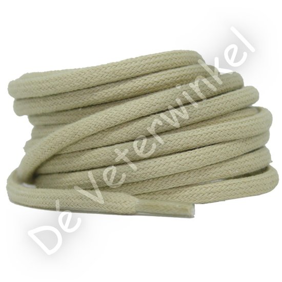 Round 5mm cotton Beige BY THE METERS